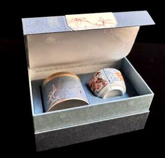 5837BU Coffret cadeau bleu